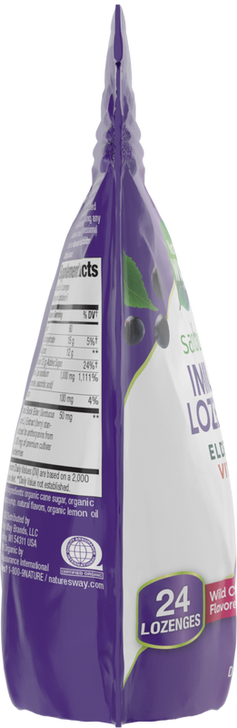 <{%360IMAGE2_12709%}>Nature's Way® | Sambucus Immune Lozenges - right side of pack