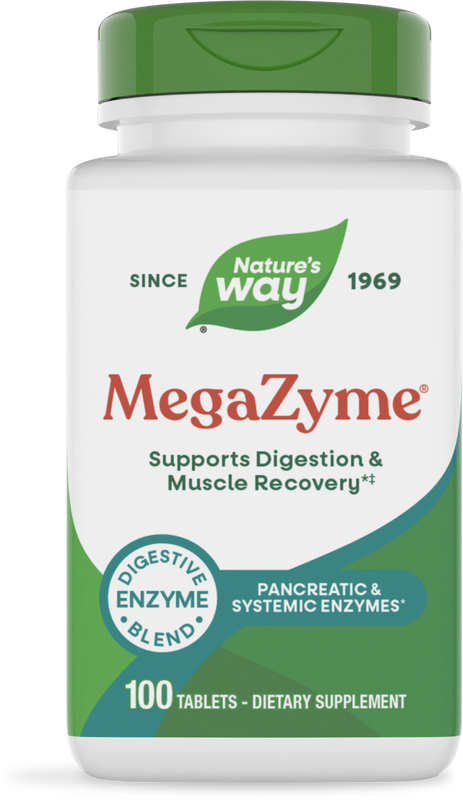 <{%PRIMARY_04251%}>Nature's Way® | Mega-Zyme, 100 tablets