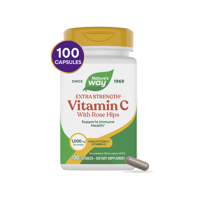 Nature's Way® | Vitamin C with Rose Hips Extra Strength