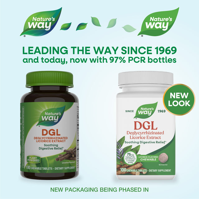 Nature's Way® | DGL - package updates old to new