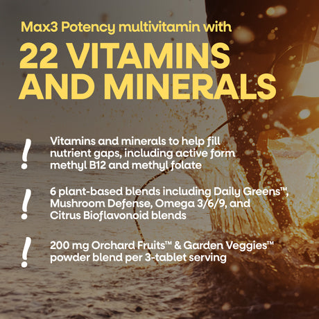 <{%MAIN11_14931%}>Nature's Way® | Alive! Max3 Potency Adult Complete Multivitamin-No Added Iron