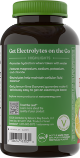 Nature's Way® | Electrolyte Gummy - left side of pack