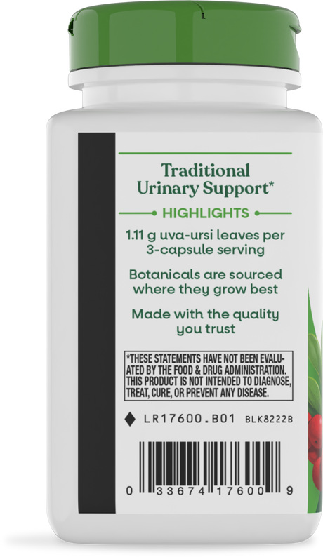 Nature's Way® | Uva Ursi Leaves - left side of pack