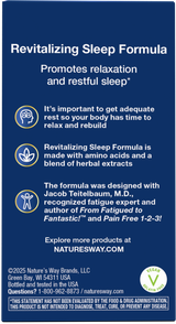 Nature's Way® | Revitalizing Sleep Formula - back of pack