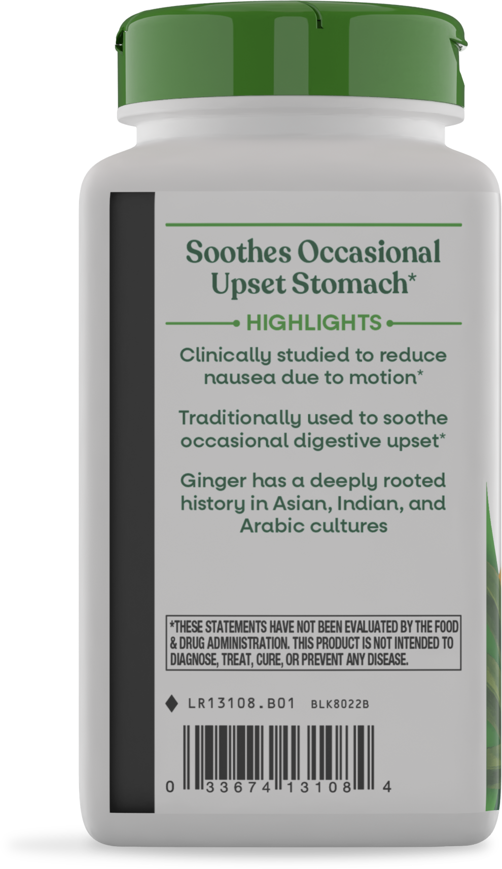 Nature's Way® | Ginger Root - left side of pack