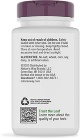 Nature's Way® | Saw Palmetto - back of pack