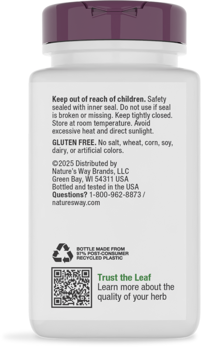 Nature's Way® | Saw Palmetto - back of pack