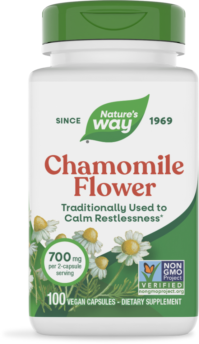 Nature's Way® | Chamomile Flowers, 100 capsules