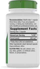 Nature's Way® | Fennel Seed - right side of pack