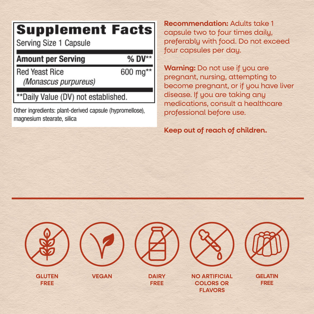 Nature's Way® | Red Yeast Rice