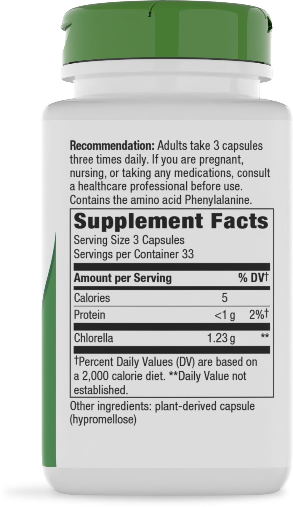 Nature's Way® | Chlorella - right side of pack