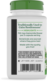 Nature's Way® | Chamomile Flowers - left side of pack
