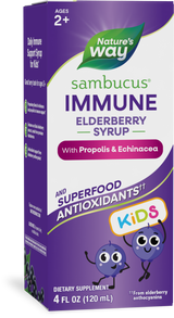 Nature's Way® | Sambucus Immune Elderberry Syrup for Kids, 4 fl oz (120 ml), Elderberry