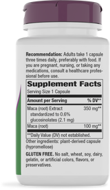 Nature's Way® | Maca Standardized Extract - right side of pack