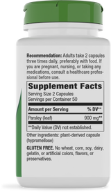 Nature's Way® | Parsley Leaf - right side of pack