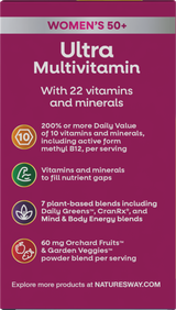 Nature's Way® | Alive! Women's 50+ Ultra Multivitamin - left side of pack