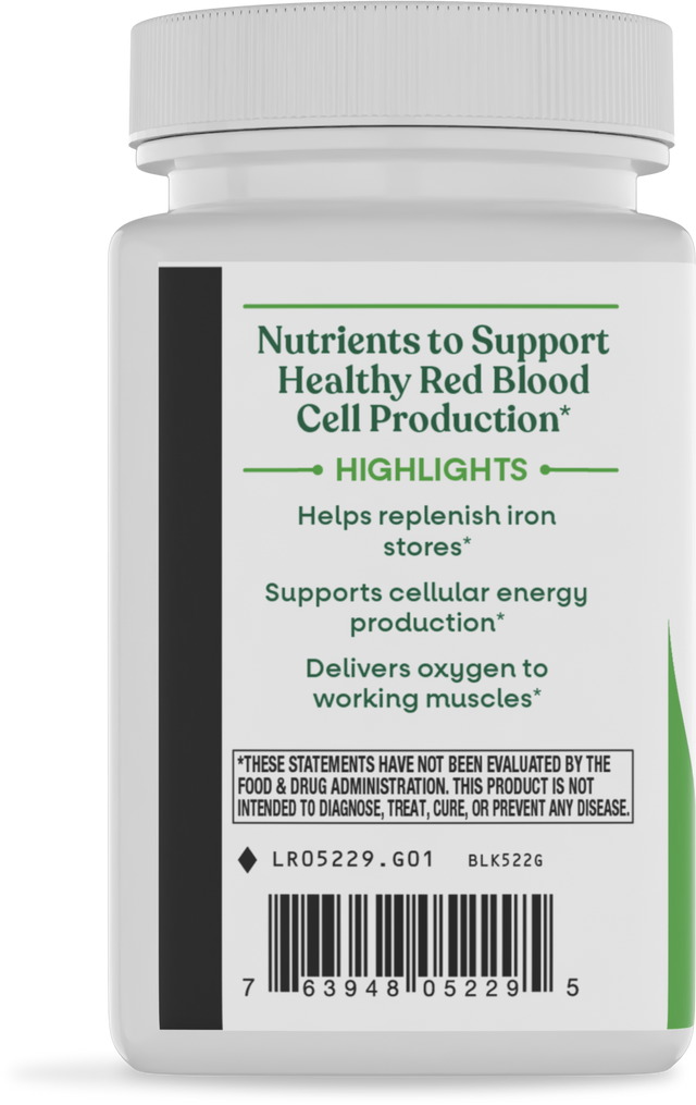 Nature's Way® | Ultimate Iron - left side of pack