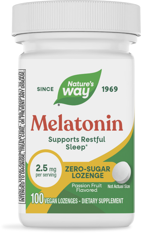 <{%PRIMARY_49111%}>Nature's Way® | Melatonin Lozenge, 100 lozenges