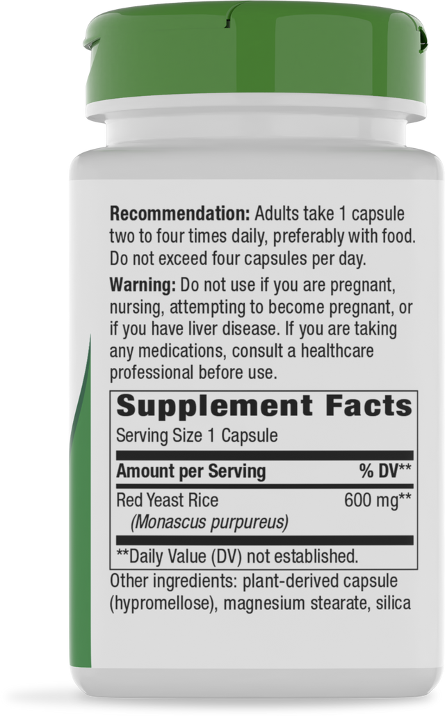 Nature's Way® | Red Yeast Rice - right side of pack