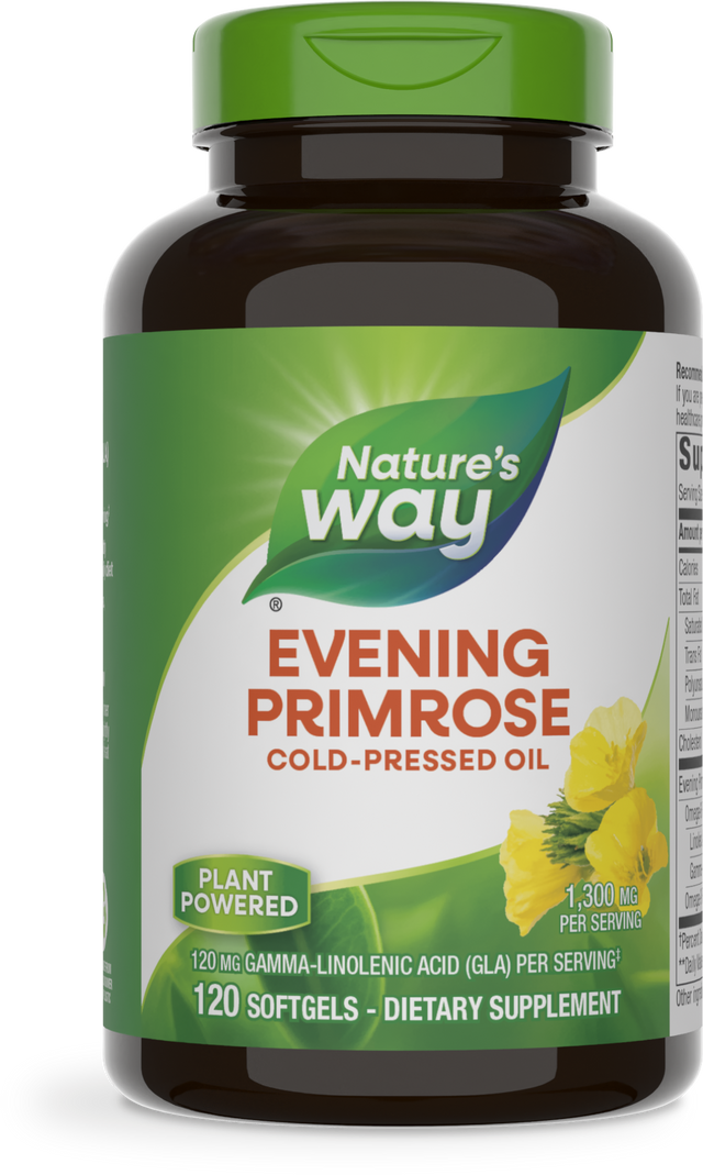 Nature's Way® | Evening Primrose Cold-Pressed Oil, 120 softgels