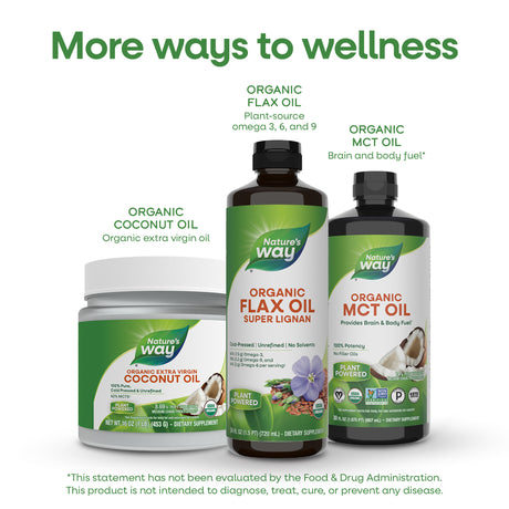 Nature's Way® | Organic Flax Oil Super Lignan