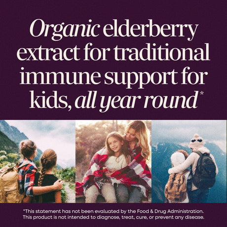 Nature's Way® | Sambucus Organic Traditional Elderberry Immune Syrup for Kids
