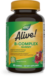 Nature's Way® | Alive! B-Complex Gummies, 60 gummies, Mango