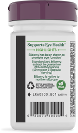 Nature's Way® | Bilberry - left side of pack