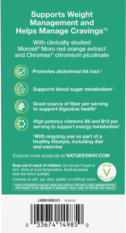 <{%360IMAGE14_14985%}>Nature's Way® | Weight Manager Drink Mix - back of pack