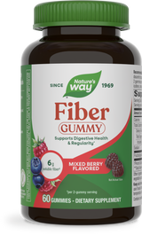 Nature's Way® | Fiber Gummy, 60 gummies, Mixed Berry