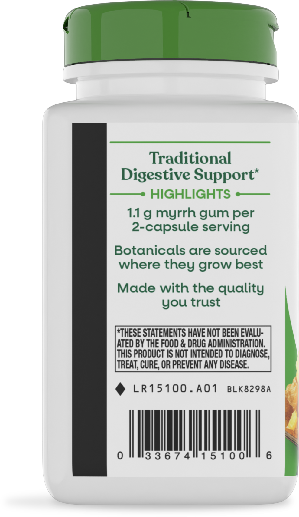 Nature's Way® | Myrrh Gum Tree Resin - left side of pack
