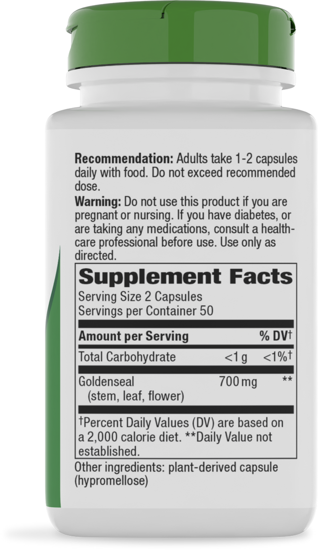 Nature's Way® | Goldenseal Herb - right side of pack
