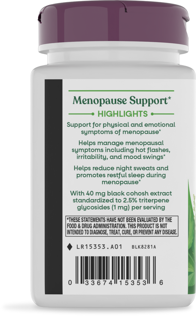 Nature's Way® | Black Cohosh - left side of pack