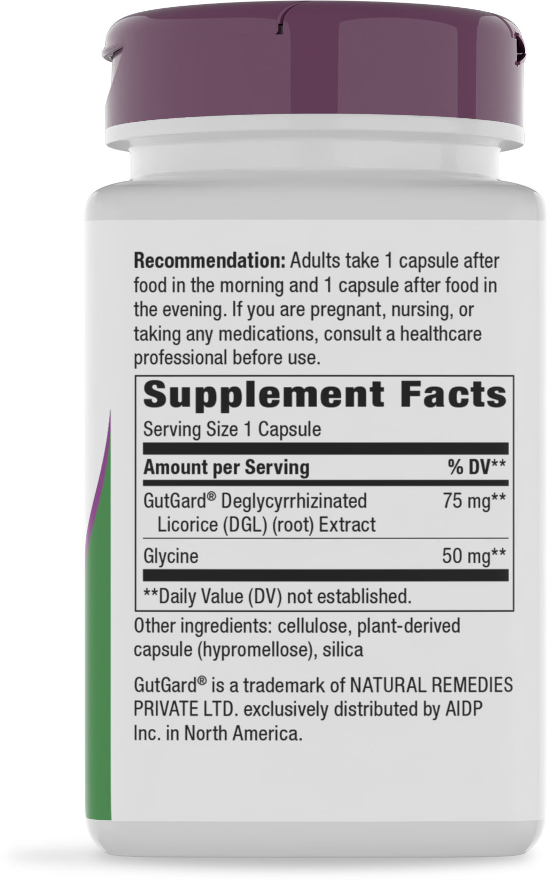 Nature's Way® | DGL Ultra Premium Extract - right side of pack