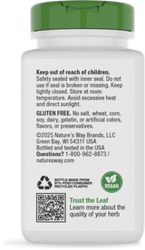 Nature's Way® | Goldenseal Herb - back of pack