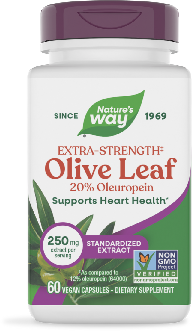 Nature's Way® | Olive Leaf Standardized Extract, 60 capsules
