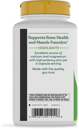 Nature's Way® | Calcium-Magnesium-Zinc - left side of pack