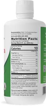 Nature's Way® | Aloe Vera Leaf Juice - right side of pack