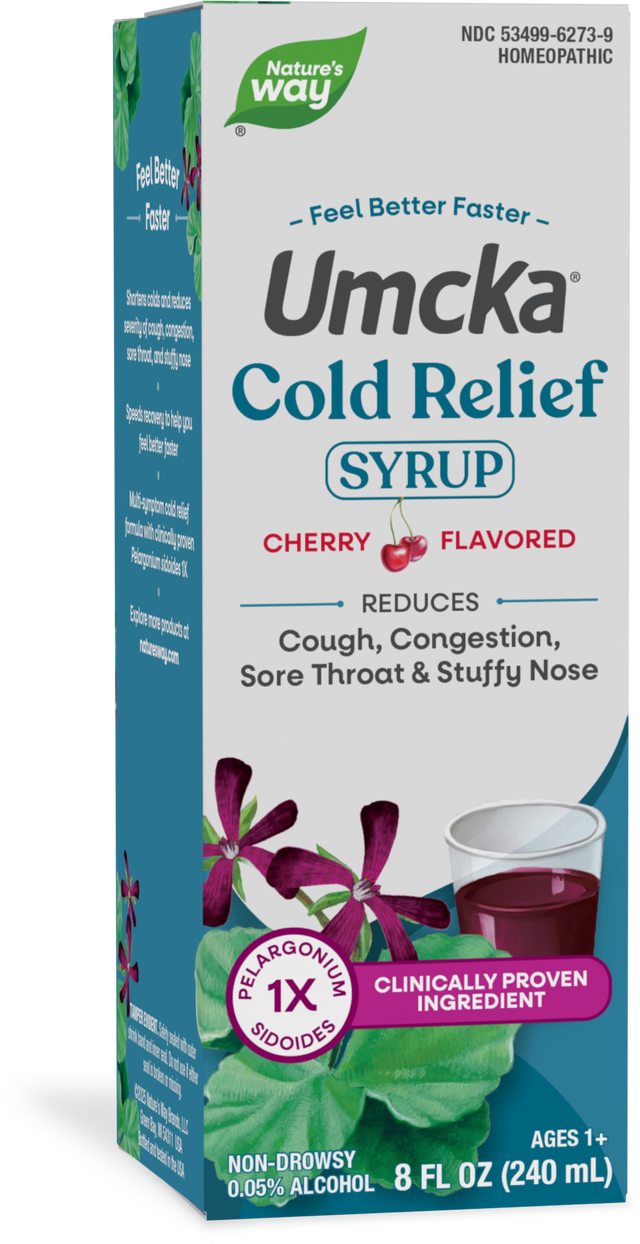 Nature's Way® | Umcka Cold Relief Syrup, 8 fl oz (240 ml), Cherry
