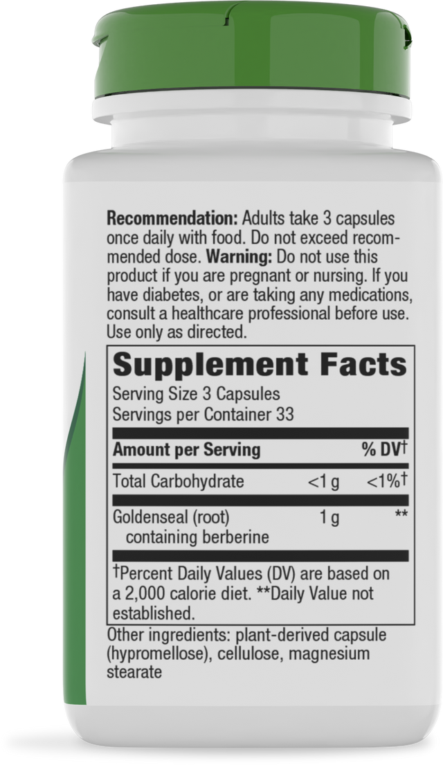 Nature's Way® | Goldenseal Root - right side of pack