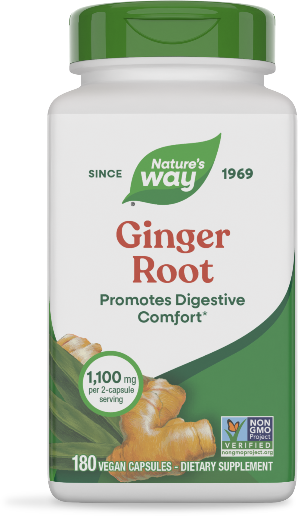 Nature's Way® | Ginger Root, 180 capsules