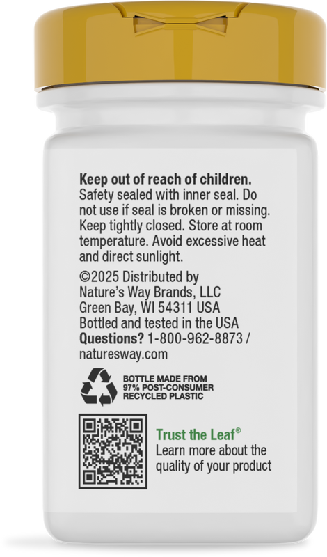 <{%360IMAGE7_15590%}>Nature's Way® | Vitamin D3 - back of pack