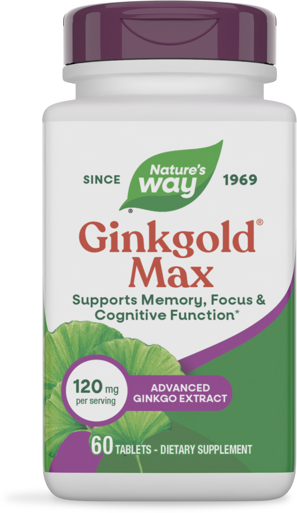 <{%PRIMARY_15251%}>Nature's Way® | Ginkgold Max, 60 tablets