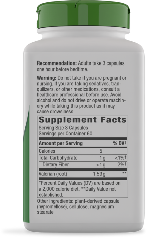 <{%360IMAGE5_17708%}>Nature's Way® | Valerian Root - right side of pack