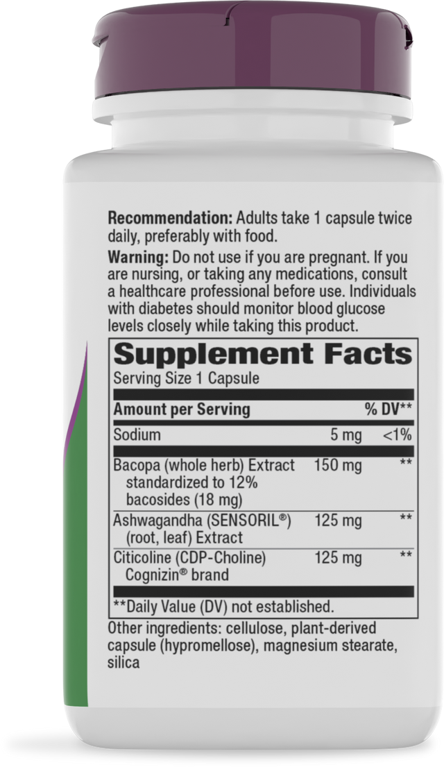 Nature's Way® | Clear Thinking - right side of pack