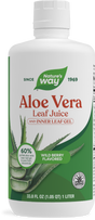 Nature's Way® | Aloe Vera Inner Leaf Gel & Juice, 33.8 fl oz (1 l), Wild Berry