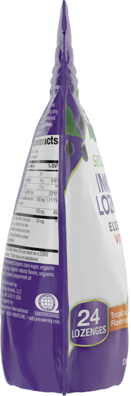 <{%360IMAGE6_12963%}>Nature's Way® | Sambucus Immune Lozenges - right side of pack