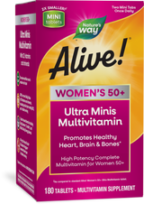 Nature's Way® | Alive! Women's 50+ Ultra Minis Multivitamin, 180 tablets