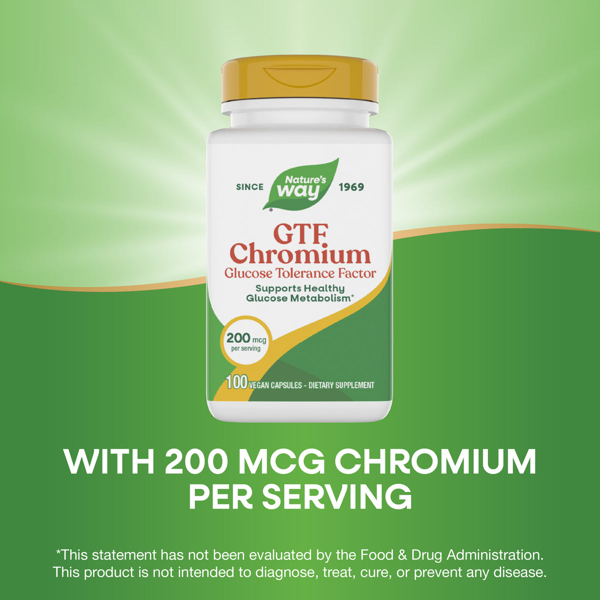 Nature's Way® | GTF Chromium Glucose Tolerance Factor