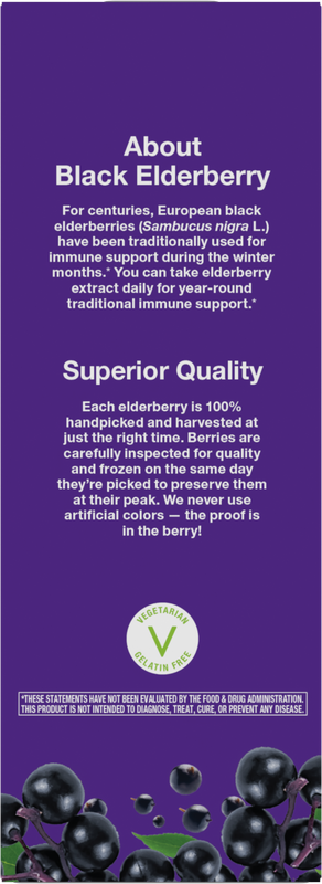<{%360IMAGE2_15359%}>Nature's Way® | Sambucus Immune Elderberry Syrup for Kids* - back of pack